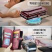Samsung Galaxy S23 5G CaseMe C36 Wallet Case (Wine Red) - 5