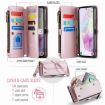 Samsung Galaxy A35 5G CaseMe C36 Zipper Wallet RFID Leather Phone Case - 3
