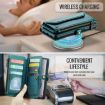 Samsung Galaxy S21+ 5G CaseMe C36 Zipper Wallet RFID Leather Case - 5