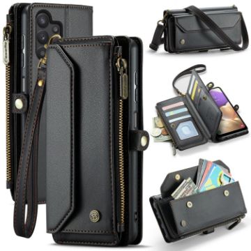 Samsung Galaxy A32 5G CaseMe C36 Wallet Case (Black) - 1