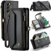 Samsung Galaxy S21 FE 5G CaseMe C36 Wallet Phone Case (Black) - 1