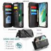 Samsung Galaxy S21 FE 5G CaseMe C36 Wallet Phone Case (Black) - 3