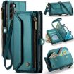 Samsung Galaxy S22 5G CaseMe C36 Zipper Wallet RFID Leather Case - 1