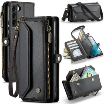 Samsung Galaxy S22+ 5G CaseMe C36 Zipper Wallet RFID Leather Case - 1