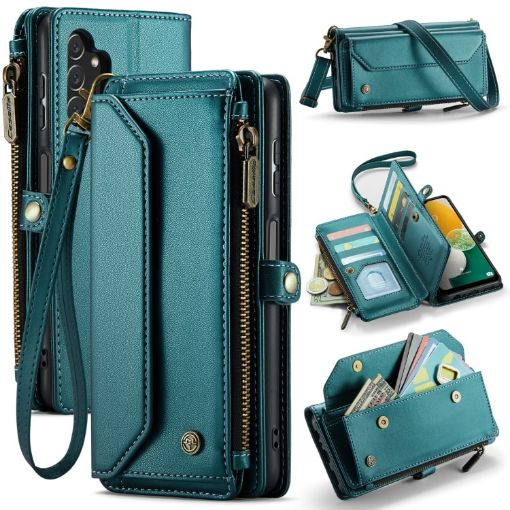 Samsung Galaxy A13 5G/4G CaseMe C36 Zipper Wallet RFID Leather Case - 1