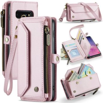 Samsung Galaxy S10 CaseMe C36 Zipper Wallet RFID Leather Phone Case - 1