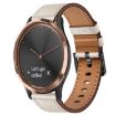 Garmin Vivomove HR 20mm Leather Watch Band - Starlight - 1