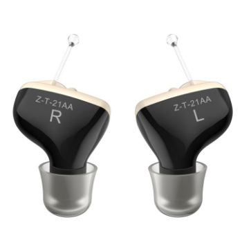 Invisible In-Ear Hearing Aid Sound Amplifier for Elderly - Black - 1