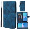 Sony Xperia 10 III Blue Leather Phone Case - 1