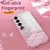 Meizu 21 Note Glitter Powder Electroplated Phone Case - Silver - 4