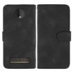 Motorola Moto Z4 Leather Phone Case - Black - 2