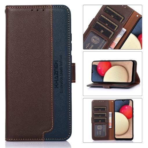For Honor 200 Pro 5G Leather RFID Phone Case (Brown) - 1