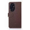 For Honor 200 Pro 5G Leather RFID Phone Case (Brown) - 3