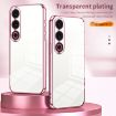 Meizu 21 Note Transparent Plating Phone Case - Black - 2