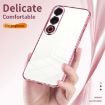 Meizu 21 Note Transparent Plating Phone Case - Silver - 5