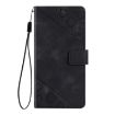 Black Leather Phone Case for iPod Touch 7/6/5 - Skin-feel Embossed - 3