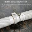 2m Diameter 32mm Extended Drain Hose for Washing Machine/Kitchen Basin - 4