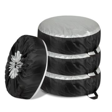 4pcs Car Tire Protective Cover - Waterproof & Dirt-resistant - 80x47cm - 1