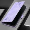 Blackview Shark 8 Embossed Leather Phone Case - Light Purple - 3