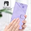Blackview Shark 8 Embossed Leather Phone Case - Light Purple - 4