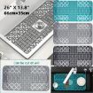 Silicone Sink Mat Cuttable Kitchen Cabinet Mat 66 x 35cm Green - 2