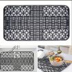 Silicone Sink Mat Cuttable Kitchen Cabinet Mat 66 x 35cm Green - 3