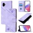 Samsung Galaxy Xcover6 Pro Embossed Leather Phone Case - Light Purple - 1
