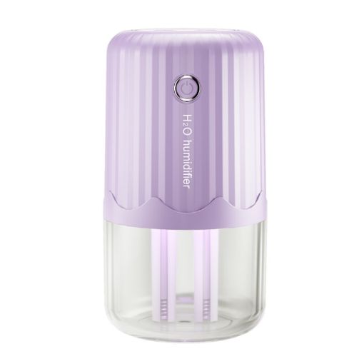 Large-Capacity Purple Air Humidifier - Dual Spray Night Light - 1