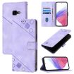 Samsung Galaxy Xcover 4s Embossed Leather Phone Case - Light Purple - 1