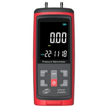 BENETECH GT5101 LCD Display Differential Pressure Meter 100KPa - 1
