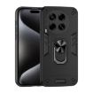 Tecno Camon 30 4G Shockproof Metal Ring Holder Phone Case - Black - 1