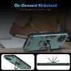 Itel S23 Shockproof Metal Ring Holder Phone Case - Green - 6