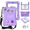 iPad Mini 6 Hi Baby EVA Full Body Tablet Case with Strap - Light Purple - 1