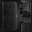 Blackview A53 Embossed Butterfly Leather Phone Case - Black - 6