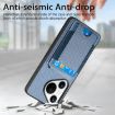 Huawei Pura 70 Carbon Fiber Vertical Flip Wallet Stand Phone Case - Black - 6