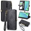 OPPO A9 2020/A5 2020 Geometric Zipper Wallet Leather Phone Case - 1