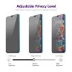 Samsung Galaxy Xcover 7 2pcs Privacy Tempered Glass Film - 3