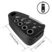 6-in-1 Stackable Kitchen Gadgets - Black - 3