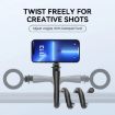 TELESIN Flexible Magnetic Fast Disassembly Magsafe Mobile Phone Bracket (Blue) - 6