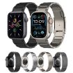 Apple Watch Series 5 40mm Titanium Metal Watch Band - Silver - 2