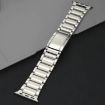 Apple Watch Series 6 44mm Titanium Metal Watch Band - Silver - 4