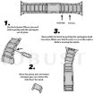 Apple Watch Series 9 41mm Titanium Metal Watch Band - Silver - 3