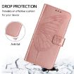 Oukitel C51 Rose Gold Butterfly Leather Phone Case - 4