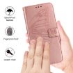 Oukitel C51 Rose Gold Butterfly Leather Phone Case - 5