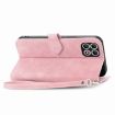 T-Mobile T Phone 2 5G Pink Leather Phone Case - Embossed Flower Design - 6