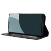 Black Leather Phone Case for Sharp Aquos R9 - Retro Texture, Magnetic Buckle - 5