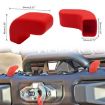 Red Front Bumper Trailer Hook Cover for Jeep Wrangler JK/JL/JT - 3