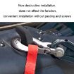 Red Front Bumper Trailer Hook Cover for Jeep Wrangler JK/JL/JT - 6