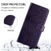 Dark Purple Butterfly Leather Phone Case for iPod Touch 7/6/5 - 4