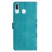 Samsung Galaxy A20/A30 Cherry Blossom Butterfly PU Phone Case (Green) - 3